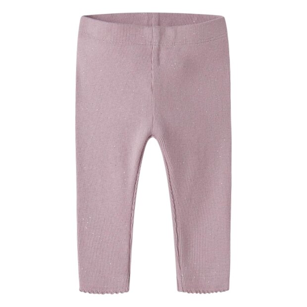name it Glitzer Legging - Mauve Shadows