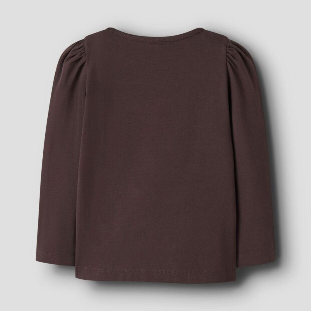 name it Print Shirt langarm - Reh Chocolate Plum