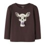 name it Print Shirt langarm - Reh Chocolate Plum