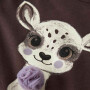 name it Print Shirt langarm - Reh Chocolate Plum