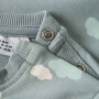 nameit Baby angerauter Pullover Wolken - Abyss Clouds