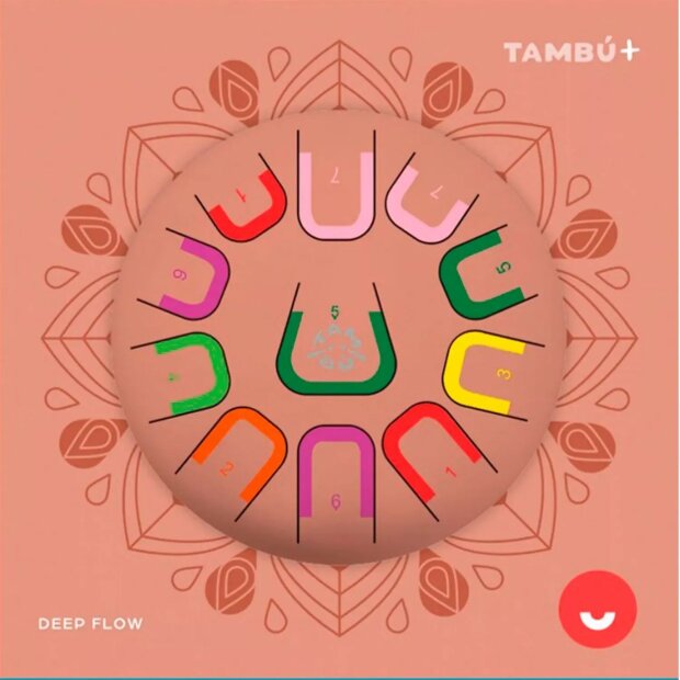 JuegaConmigo Tambú 10"/25 cm - Deep Flow (terracotta)