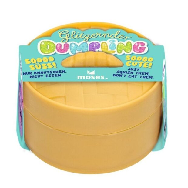 moses Squeeze Glitzernder Dumpling Antistress ca. 3,8cm