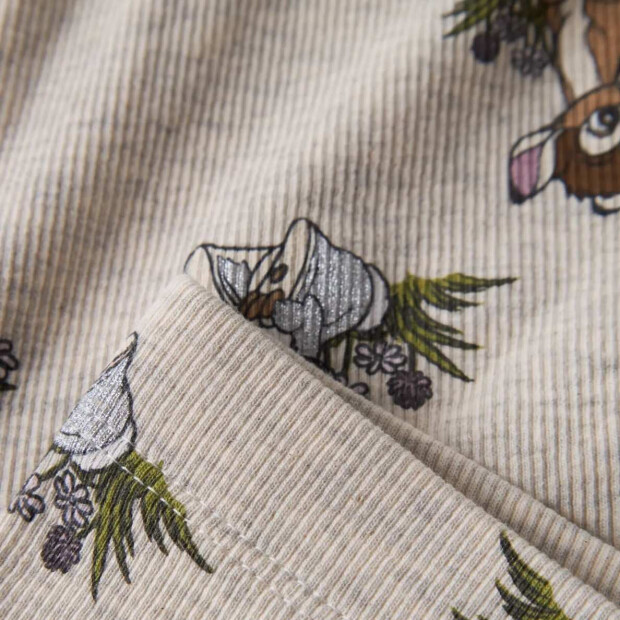 name it Print Ripp Leggings - Bambi Peyote Melange