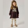 name it Print Ripp Leggings - Bambi Peyote Melange