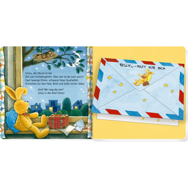 Coppenrath Kinderbuch - Erste Gutenacht-Briefe von Felix (Pappbilderbuch)
