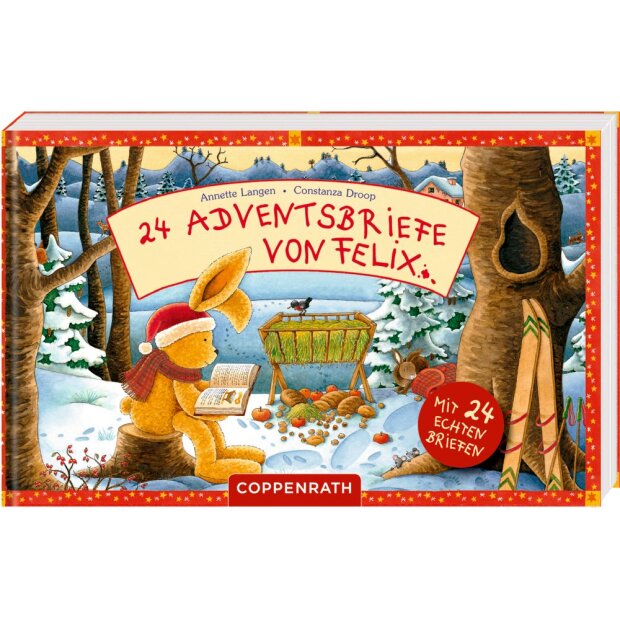 Coppenrath Briefbuch - 24 Adventsbriefe von Felix - mit 24 echten Briefen