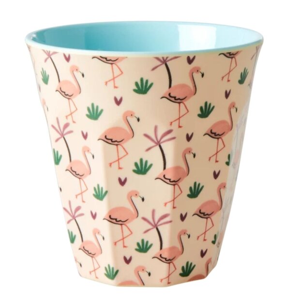 rice Mittelgroße Kinderbecher - rosa - Flamingo 250ml