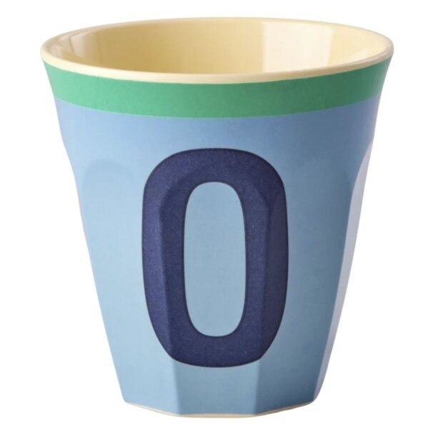 rice Mittelgroße Buchstabenbecher - Vintage-Blau - O Vintage 250ml