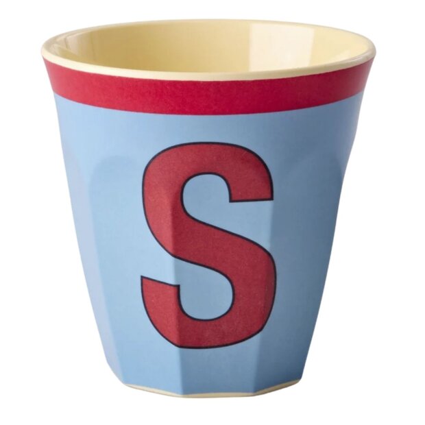 rice Mittelgroße Buchstabenbecher - Vintage-Blau - S Vintage 250ml