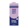Grafik Werkstatt Socken Damen - Good Vibes Only lila 39-42