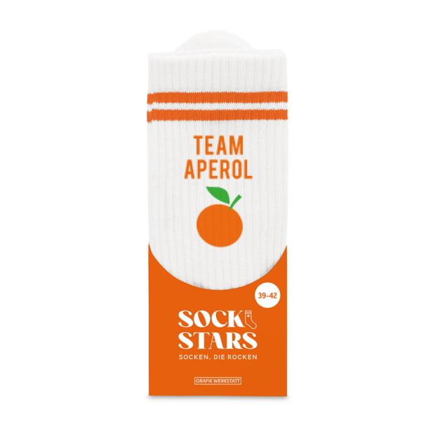 Grafik Werkstatt Socken Damen - Orange 39-42