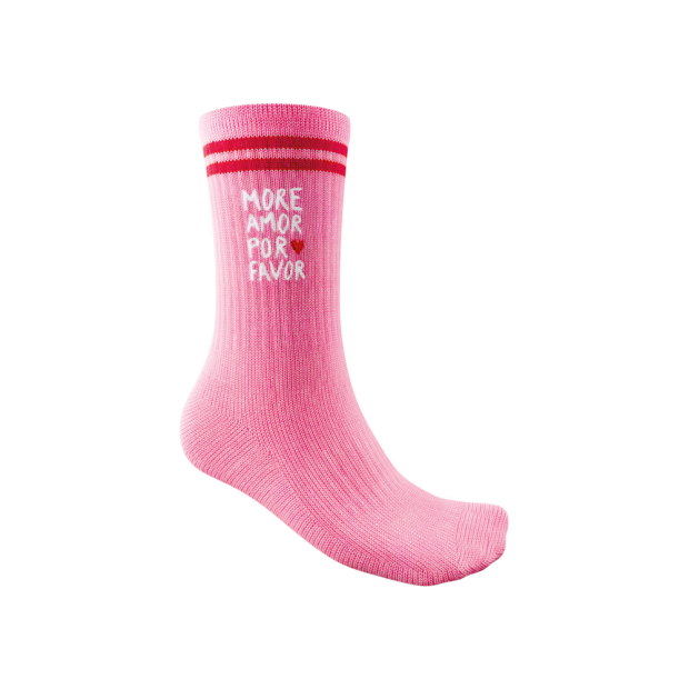 Grafik Werkstatt Socken Damen - Pink More Amor Por Favor 39-42