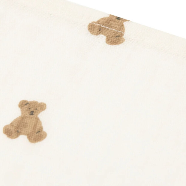 Jollein Spucktuch Hydrophill 70x70cm - Mini Teddy Bear 3 Stück