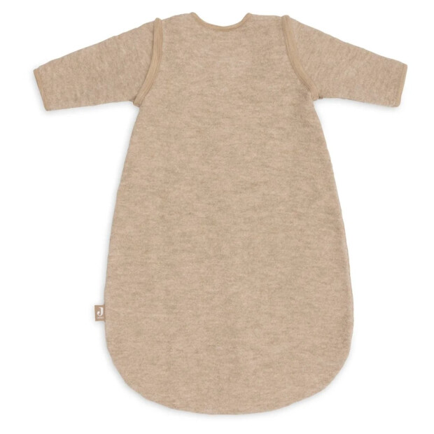 Jollein Merino Wolle Schlafsack mit abnehmbaren Ärmeln Rund 60cm 0-3Monate - Natural 2.0-2.5TOG