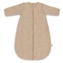 Jollein Merino Wolle Schlafsack mit abnehmbaren Ärmeln Rund 60cm 0-3Monate - Natural 2.0-2.5TOG