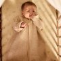Jollein Merino Wolle Schlafsack mit abnehmbaren Ärmeln Rund 70cm 3-6Monate - Natural 2.0-2.5TOG