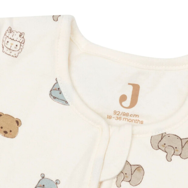 Jollein Schlafsack mit Füßen und abnehmbaren Ärmeln 92/98cm Jollies 2.5-3.5TOG - Sand