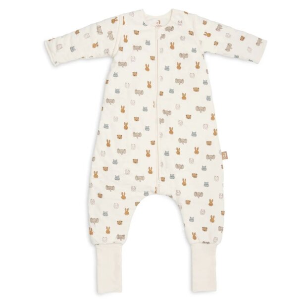 Jollein Schlafsack mit Füßen und abnehmbaren Ärmeln 80/86cm Jollies 2.5-3.5TOG - Sand