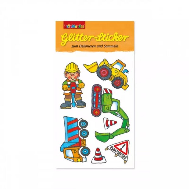 Lutz Mauder Glitter-Sticker Baustelle 2
