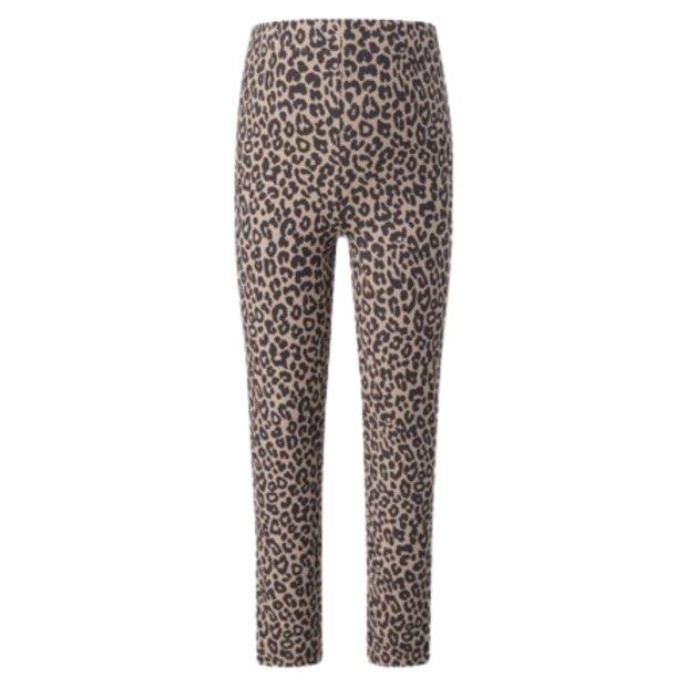S.Oliver angeraute Leggings mit Elastikbund - stone Leopard