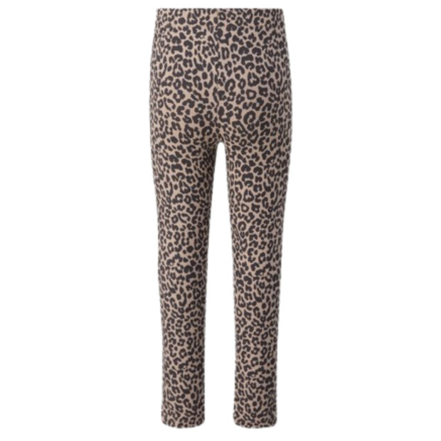 S.Oliver angeraute Leggings mit Elastikbund - stone Leopard