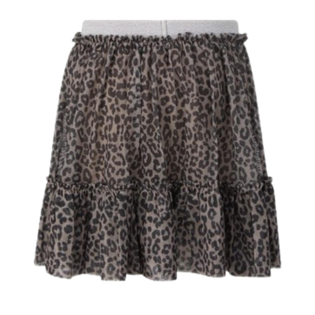 S.Oliver Rock mit Leomuster und integrierter Shorts - stone
