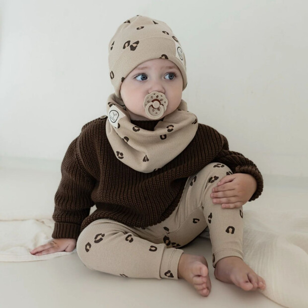 cosy roots Organic Rib Beanie - Leo