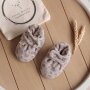 cosy roots Organic Nicky Booties - Leo Macchiato