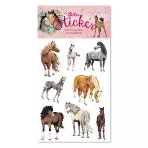 Lutz Mauder TapirElla Glitter-Sticker, Pferde 3