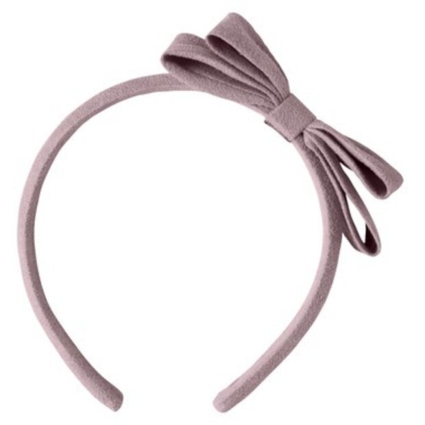 name it Haarreif mit Schleife - Mauve Shadows