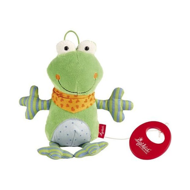 Mini-Spieluhr Frosch, Red Stars von Sigikid