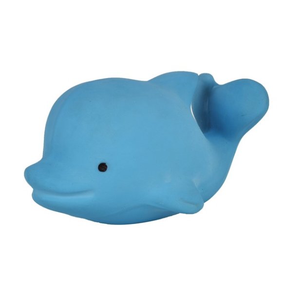 Kautschuk Rassel Delfin Blau von Tikiri