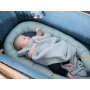 Musselin Baby Decke Blau 85x85cm von Sebra