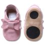 Lauflernschuhe Schleife Wildleder Altrosa von Hobea
