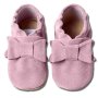 Lauflernschuhe Schleife Wildleder Altrosa von Hobea