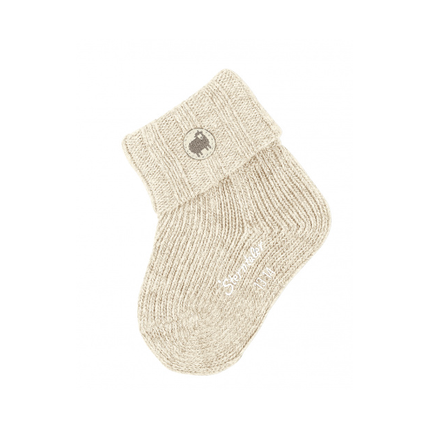 Woll Babysöckchen Creme von Sterntaler
