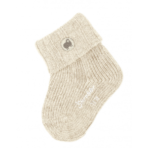 Woll Babysöckchen Creme von Sterntaler