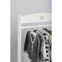 Kinder Garderobe Kleiderständer Weiß Stern 120cm von Kids Concept