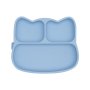 Silikon Menüteller Stickie Katze - Blau von We Might Be Tiny
