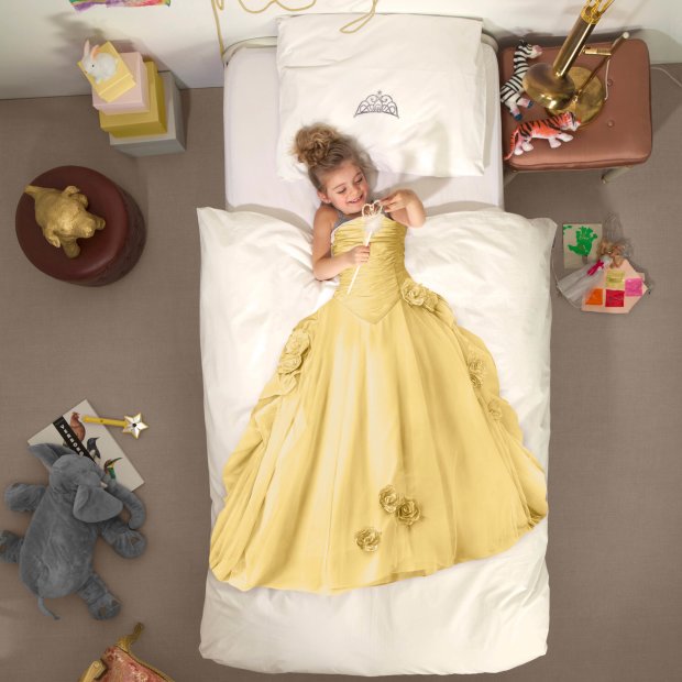 Bettwäsche Prinzessin Gold 135 x 200 cm von Snurk