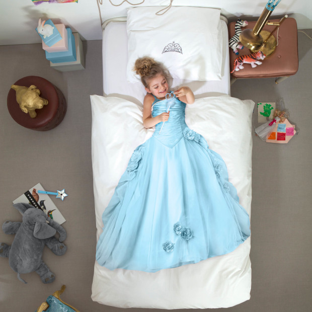 Bettwäsche Prinzessin Blau 135 x 200 cm von Snurk