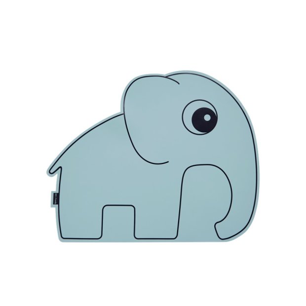 Silikon Tischset Elphee - Elefant Blau von Done by Deer
