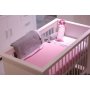 Decke 100x135 Cable Teddy C-Pink Babys only