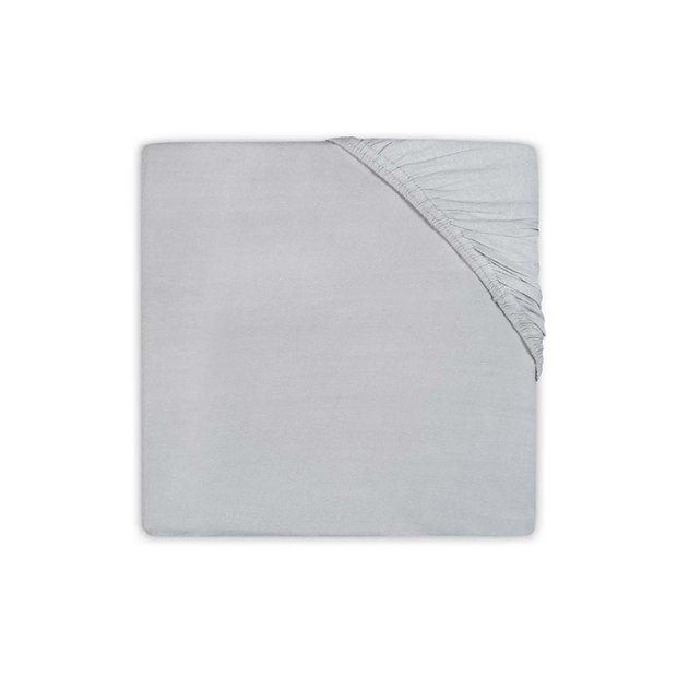 Baby Spannbettlaken Jersey - Grau 60 x 120 cm von Jollein