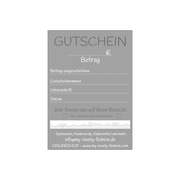 Gutschein im Wert von 50 €