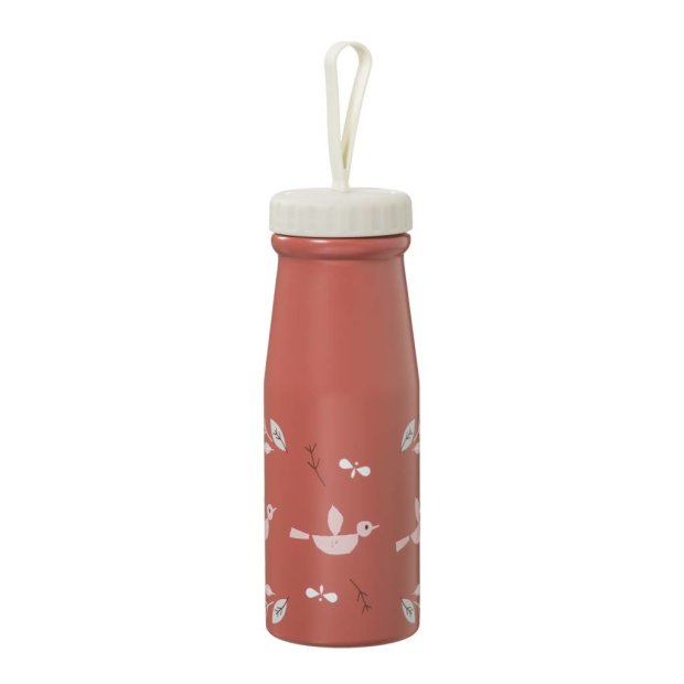Thermosflasche - Vögel Rosé von Fresk