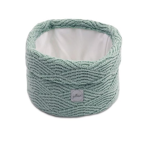 Aufbewahrungs- Korb - Mint Knit von Jollein