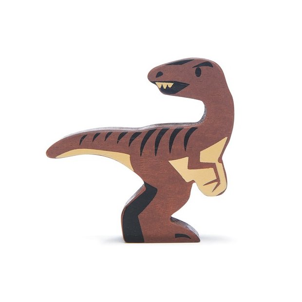 Holz Tier Dinosaurier - Velociraptor von tender leaf toys