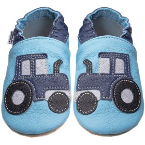 Lauflernschuhe - Traktor Blau von Hobea